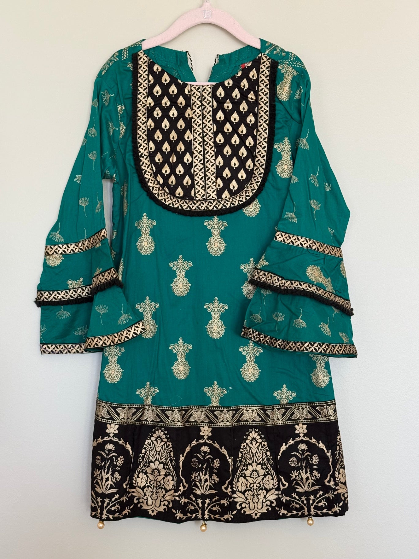 Teal & black - Garnet
