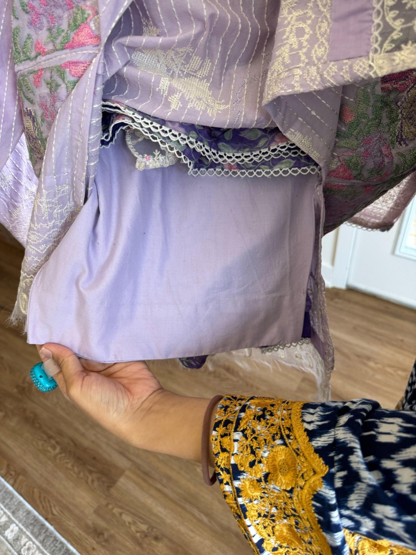 Lawn 1b Purple- Zara Shahjahan