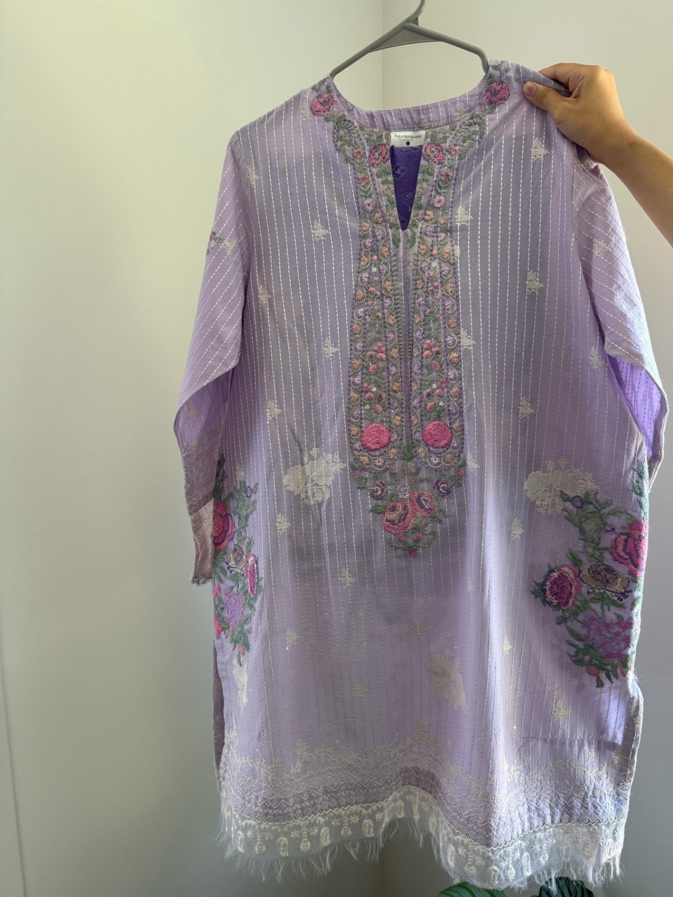 Lawn 1b Purple- Zara Shahjahan