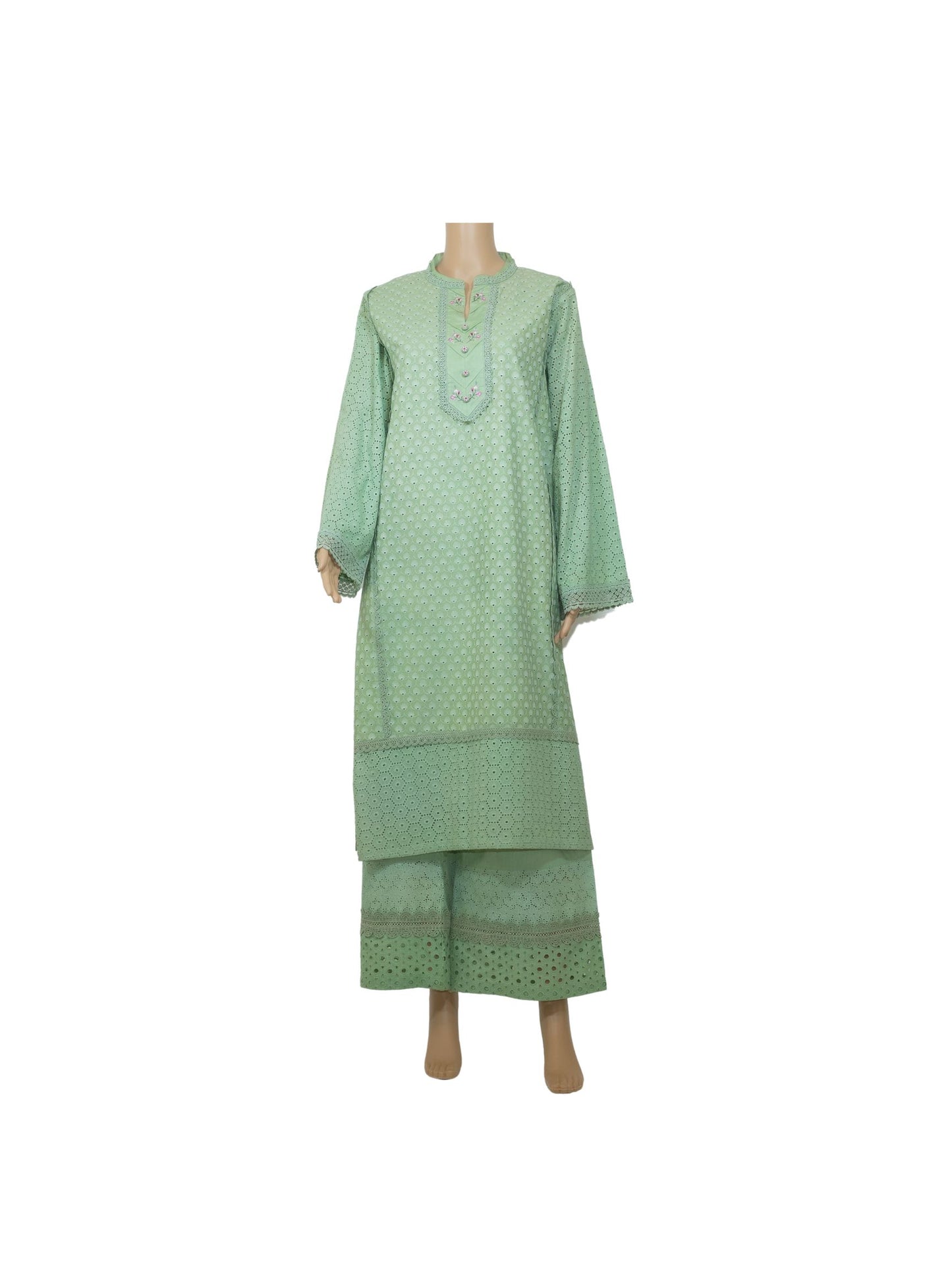 Green Chikan - Sania Maskatiya