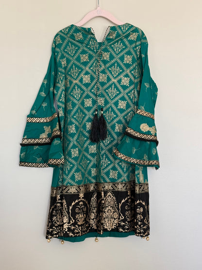 Teal & black - Garnet