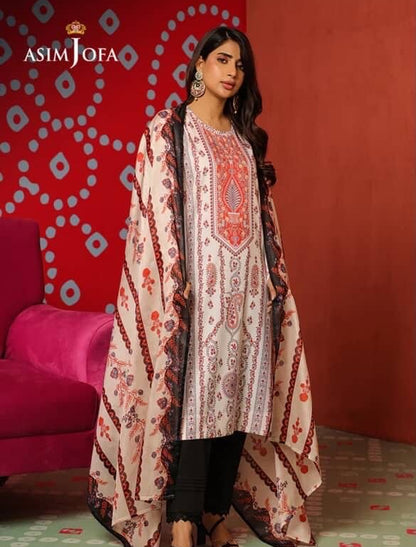 Printed Georgette Silk - Asim Jofa