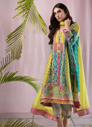 Sabz Gota Silk