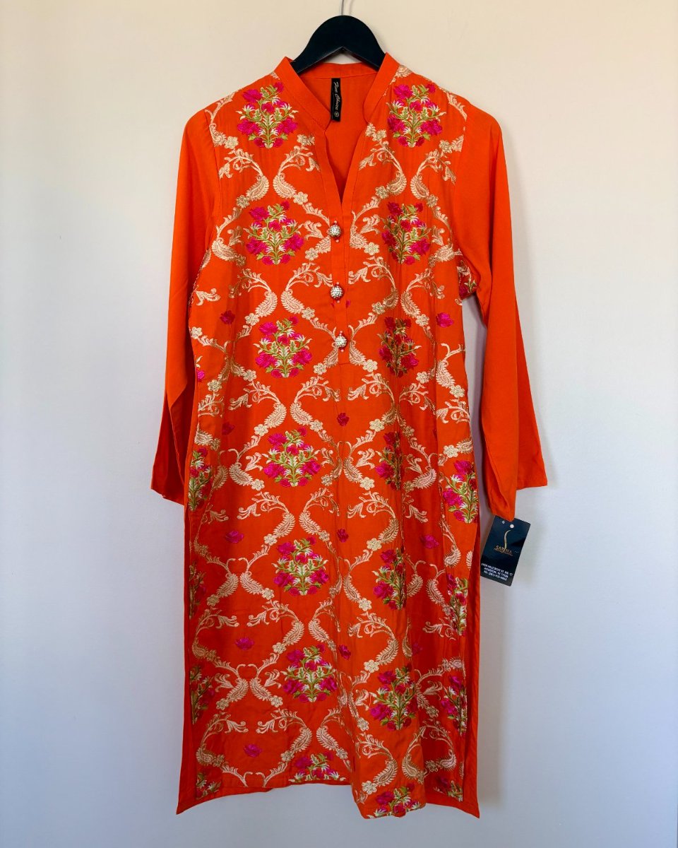 Embroidered Kurta - Fine Choice