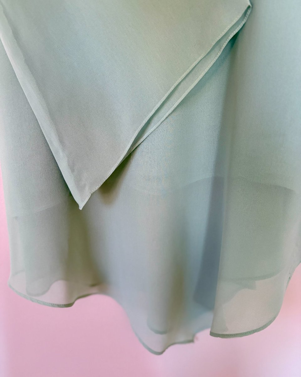 Green Poncho - Limelight Gold