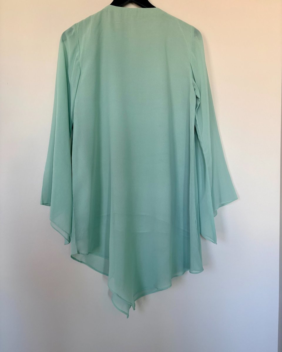 Green Poncho - Limelight Gold