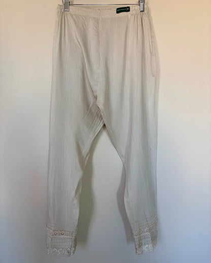 Raw Silk Trousers