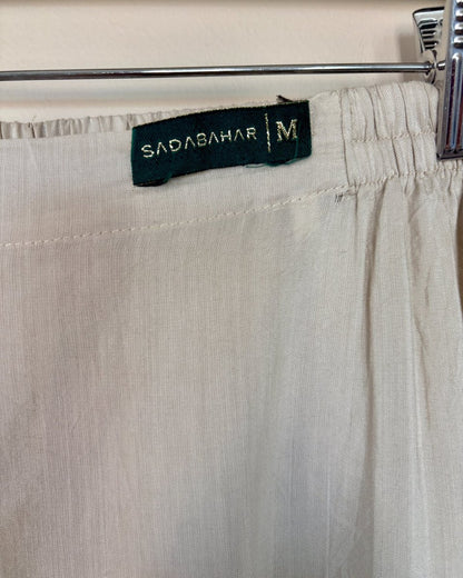 Raw Silk Trousers
