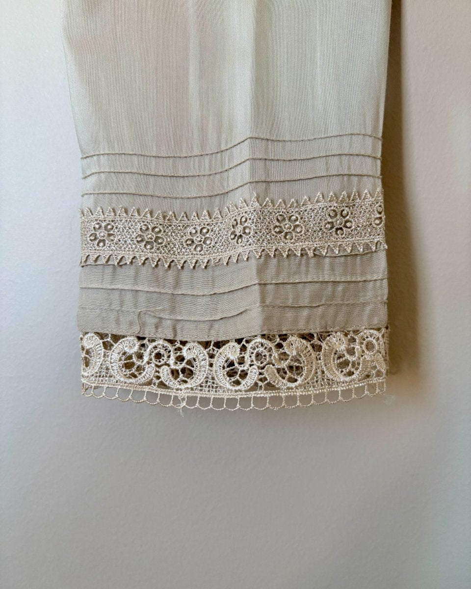 Raw Silk Trousers