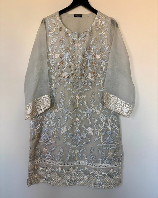 Embroidered Shirt - Agha Noor