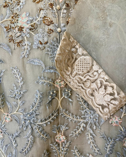 Embroidered Shirt - Agha Noor