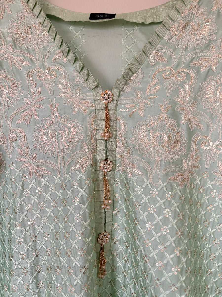 Embellished Kurta - Sheqe