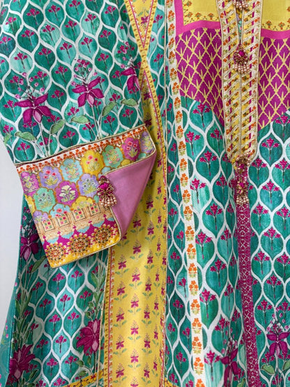 Sabz Gota Silk
