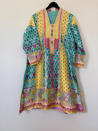 Sabz Gota Silk