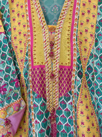 Sabz Gota Silk