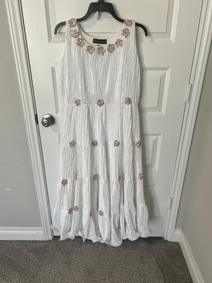Dikhawa - White Sleeveless
