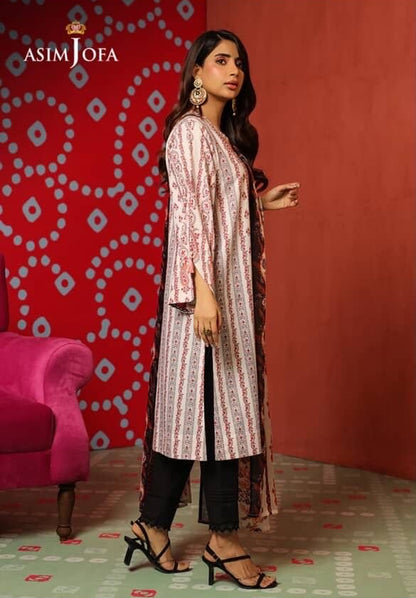 Printed Georgette Silk - Asim Jofa
